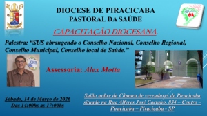 Capacitação diocesana aborda atuação dos conselhos de saúde junto ao SUS